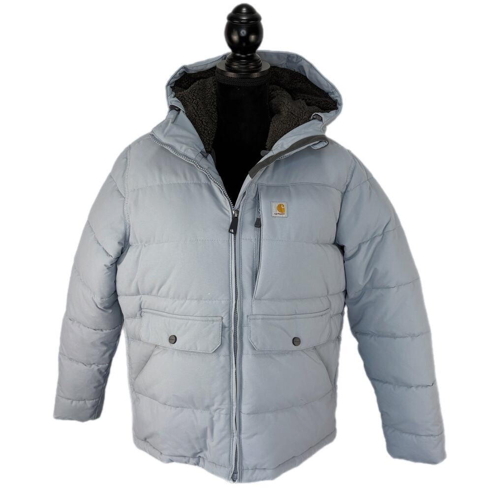 Carhartt Rain Defender Fleece Lined Nylon Puffer Jacket - Women's Size L